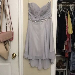 Grey/silver mid dress